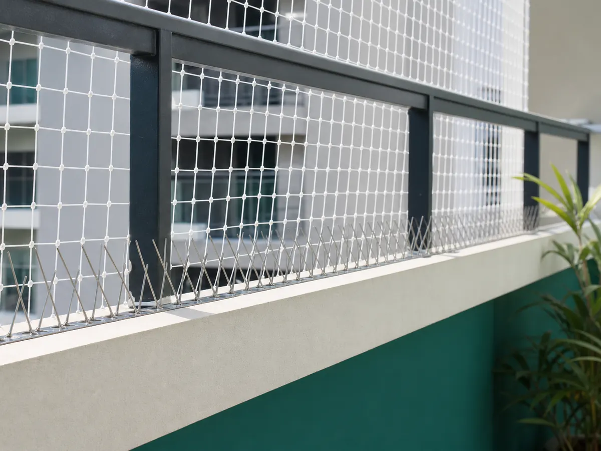 Bird Spikes Installation